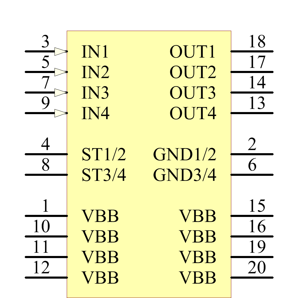 BTS716G Symbol - Infineon