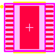 LTC3417EFE#PBF Footprint - Analog Devices