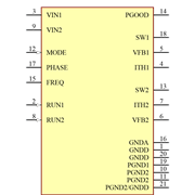LTC3417EFE#PBF Symbol - Analog Devices