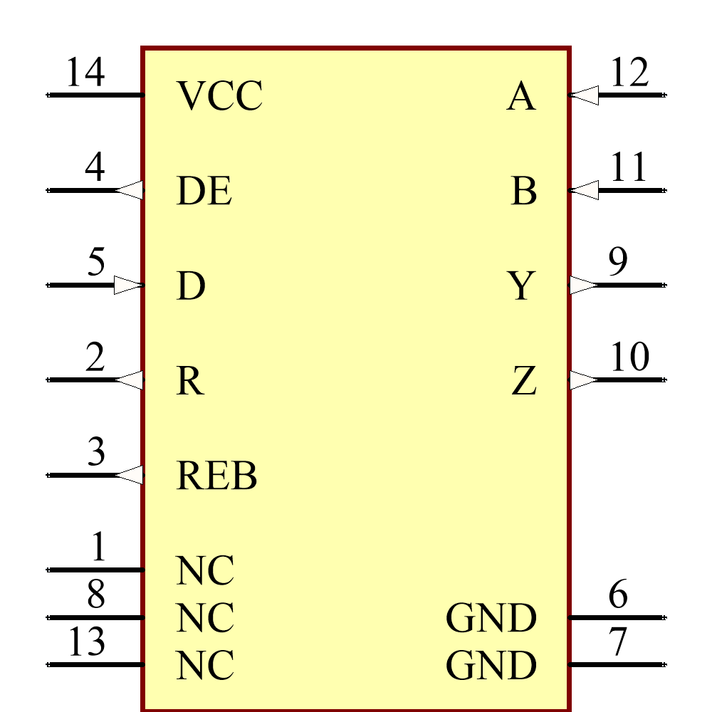 LTC491CS#PBF Symbol - Analog Devices