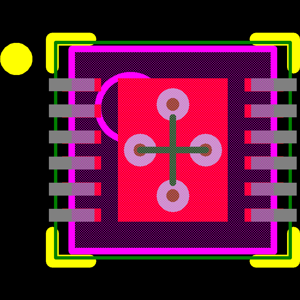 LM2759SDX/NOPB Footprint - Texas Instruments