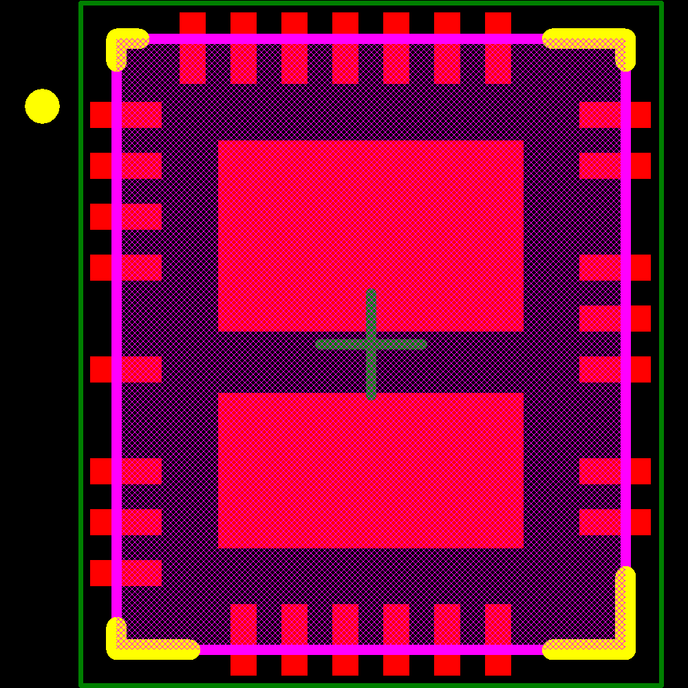 LT3956IUHE#PBF Footprint - Analog Devices