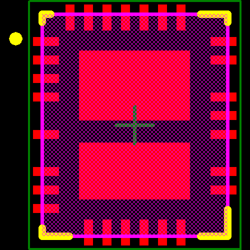 LT3956IUHE#PBF Footprint - Analog Devices