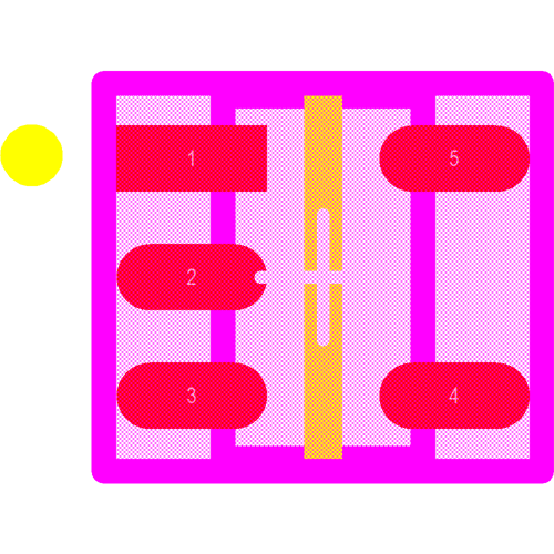 TPS92612QDBVRQ1 Footprint - Texas Instruments