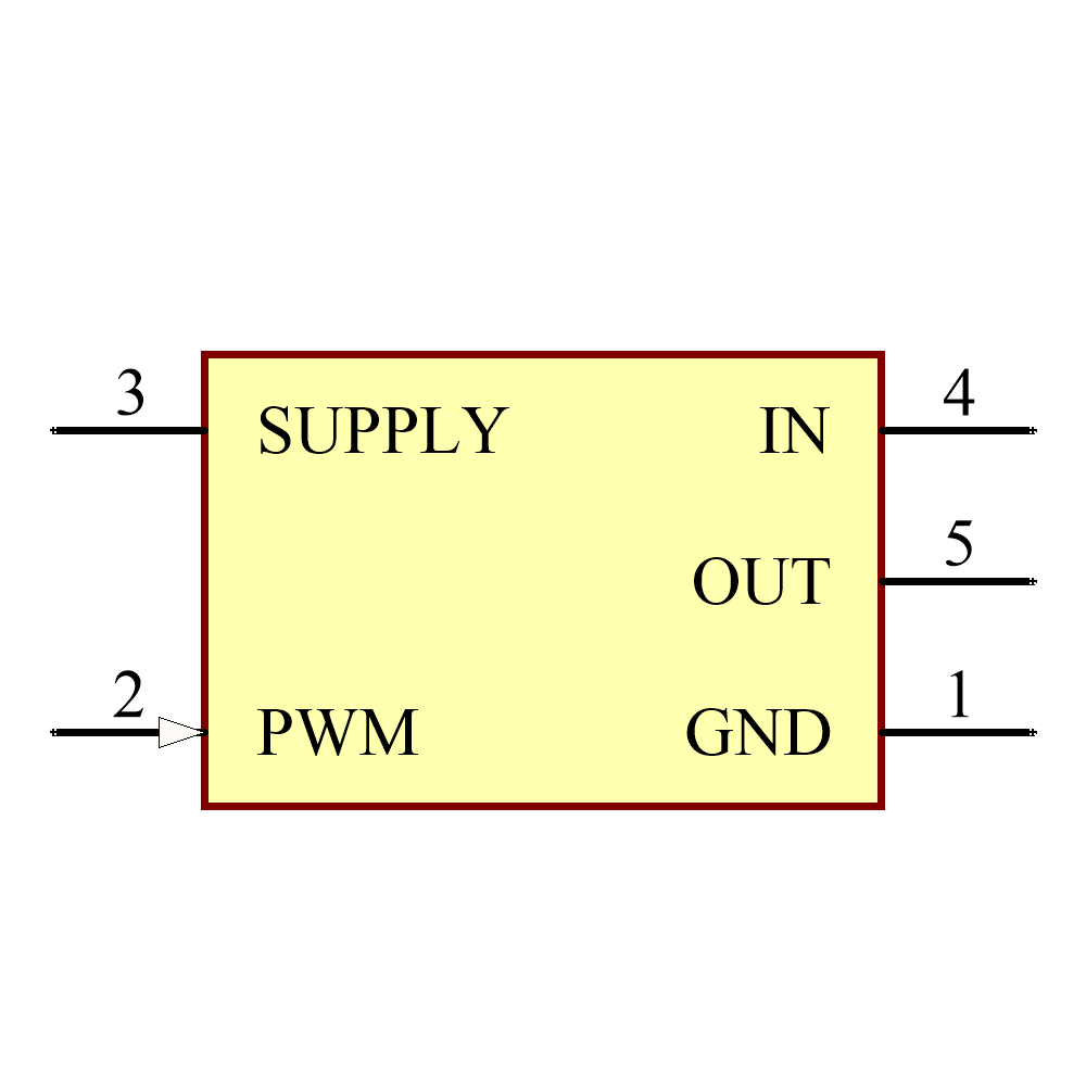 TPS92612QDBVRQ1 Symbol - Texas Instruments