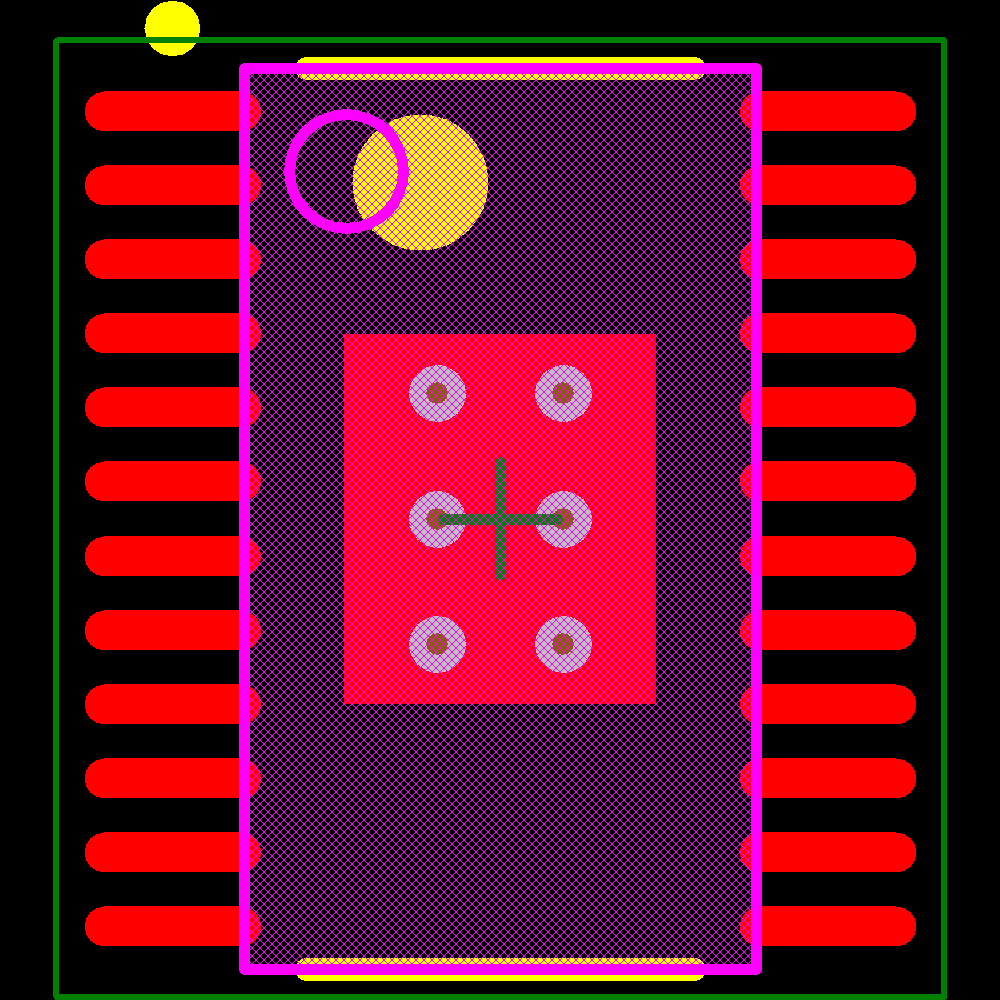 LTC3615EFE#TRPBF Footprint - Analog Devices