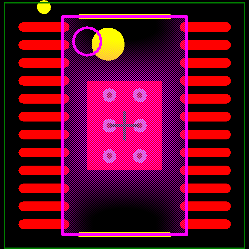 LTC3615EFE#TRPBF Footprint - Analog Devices