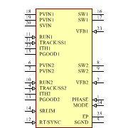 LTC3615EFE#TRPBF Symbol - Analog Devices