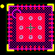 Z8F043AQJ020EG Footprint - Zilog