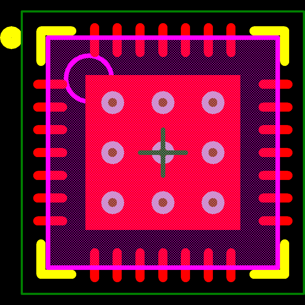 Z8F043AQJ020EG Footprint - Zilog