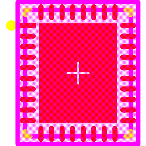 LT3744IUHE#TRPBF Footprint - Analog Devices