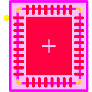 LT3744IUHE#TRPBF Footprint - Analog Devices