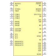 LT3744IUHE#TRPBF Symbol - Analog Devices