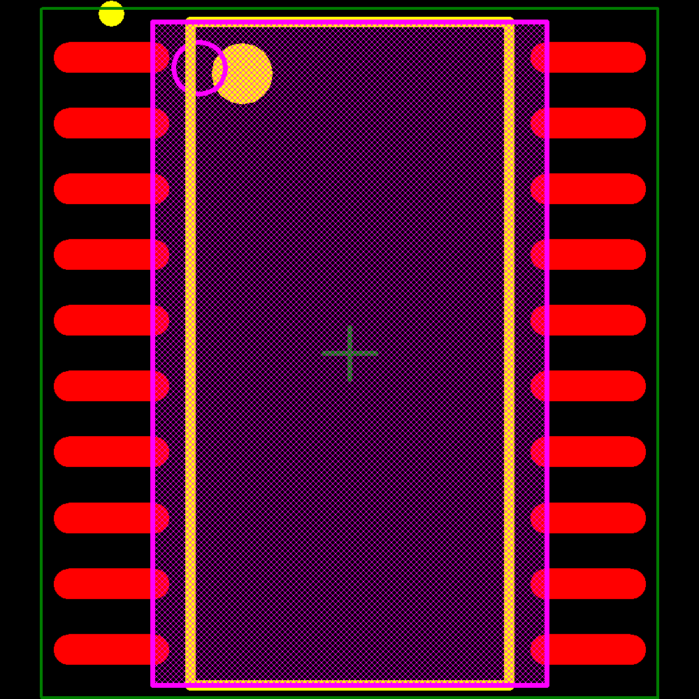 ICE2HS01GXUMA1 Footprint - Infineon