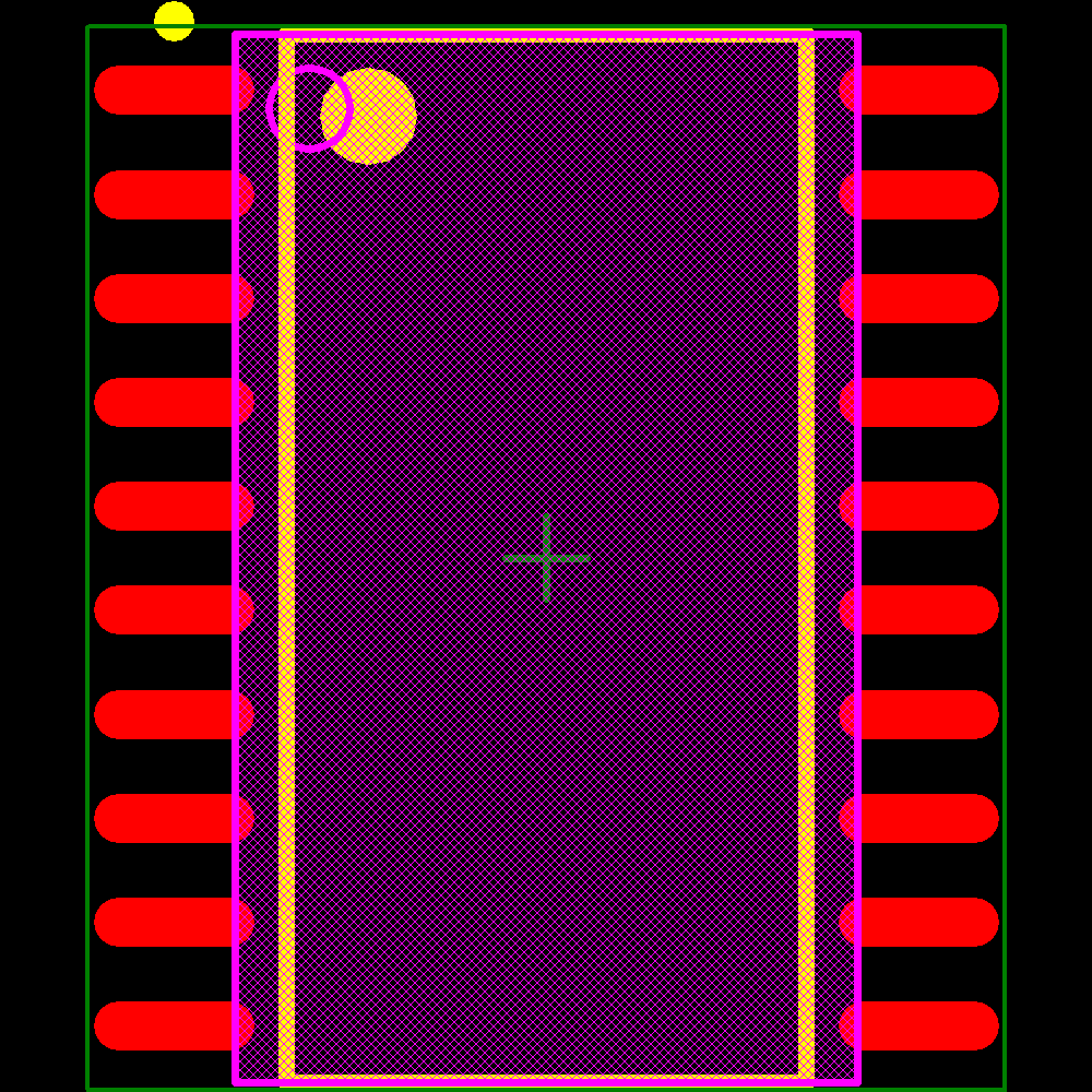ICE2HS01GXUMA1 Footprint - Infineon