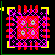 ADXL326BCPZ Footprint - Analog Devices