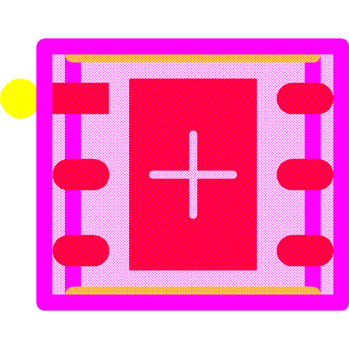 MAX16839ATT/V+T Footprint - Analog Devices