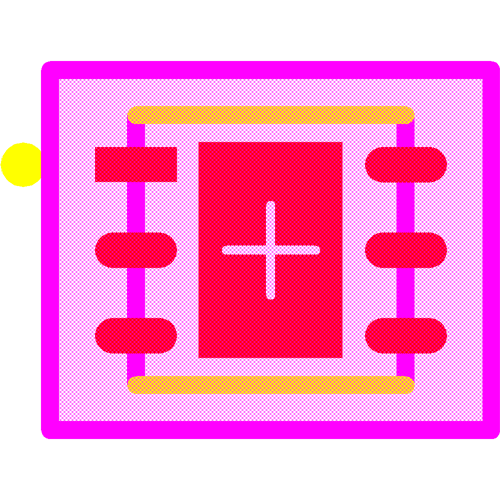 MAX16839ATT/V+T Footprint - Analog Devices