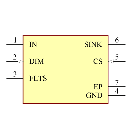 MAX16839ATT/V+T Symbol - Analog Devices
