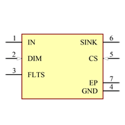 MAX16839ATT/V+T Symbol - Analog Devices