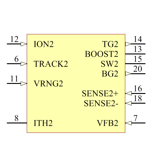 LTC3708EUH#PBF Symbol - Analog Devices