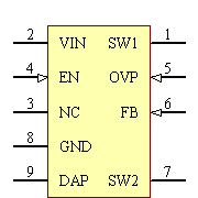LM3557SD-2/NOPB Symbol - Texas Instruments