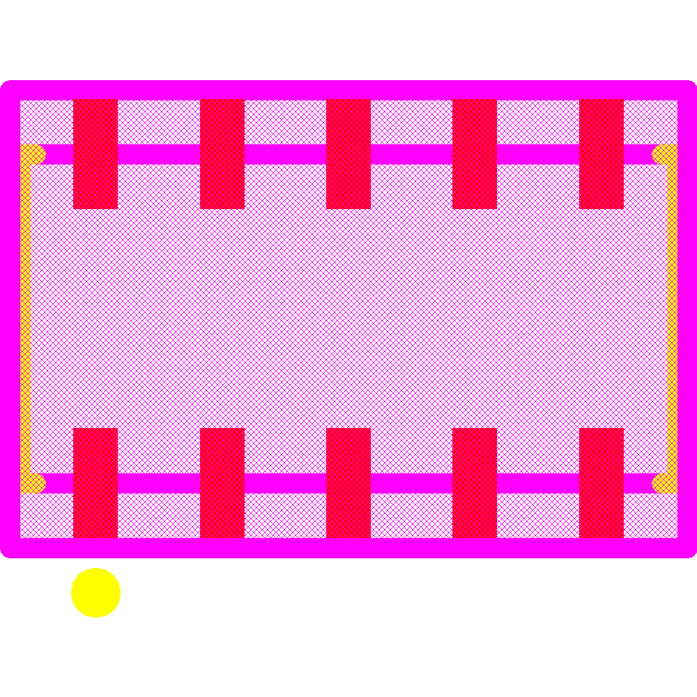 EXB-A10P471J Footprint - Panasonic