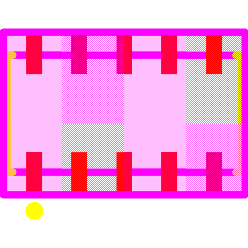 EXB-A10P471J Footprint - Panasonic