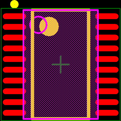 TLC59108IPWR Footprint - Texas Instruments