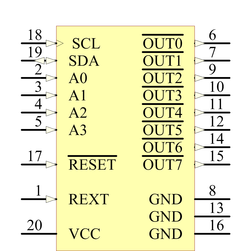 TLC59108IPWR Symbol - Texas Instruments