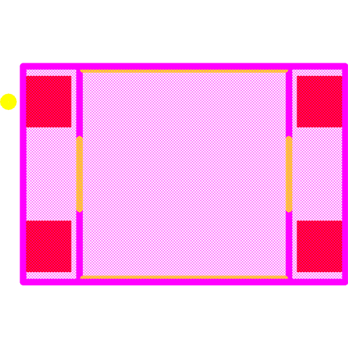 1571626-8 Footprint - TE Connectivity / AMP