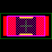 CRCW12061K24FKEA Footprint - Vishay