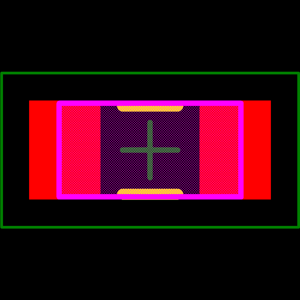 CRCW12061K24FKEA Footprint - Vishay