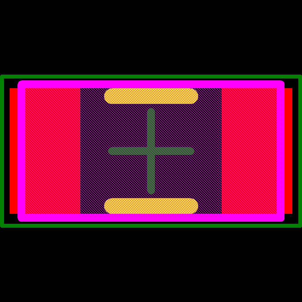 CRCW12061K24FKEA Footprint - Vishay