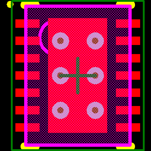 LTC4364HDE-1#TRPBF Footprint - Analog Devices