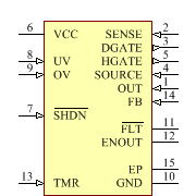 LTC4364HDE-1#TRPBF Symbol - Analog Devices