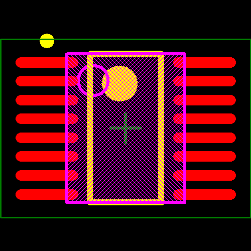 MAX6699EE9C+ Footprint - Analog Devices