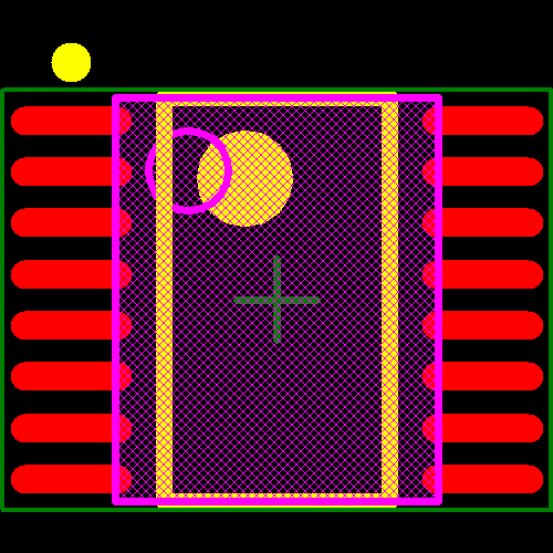 MAX6699EE9C+ Footprint - Analog Devices