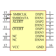 MAX6699EE9C+ Symbol - Analog Devices