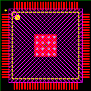 SI5369C-C-GQ Footprint - Silicon Lab