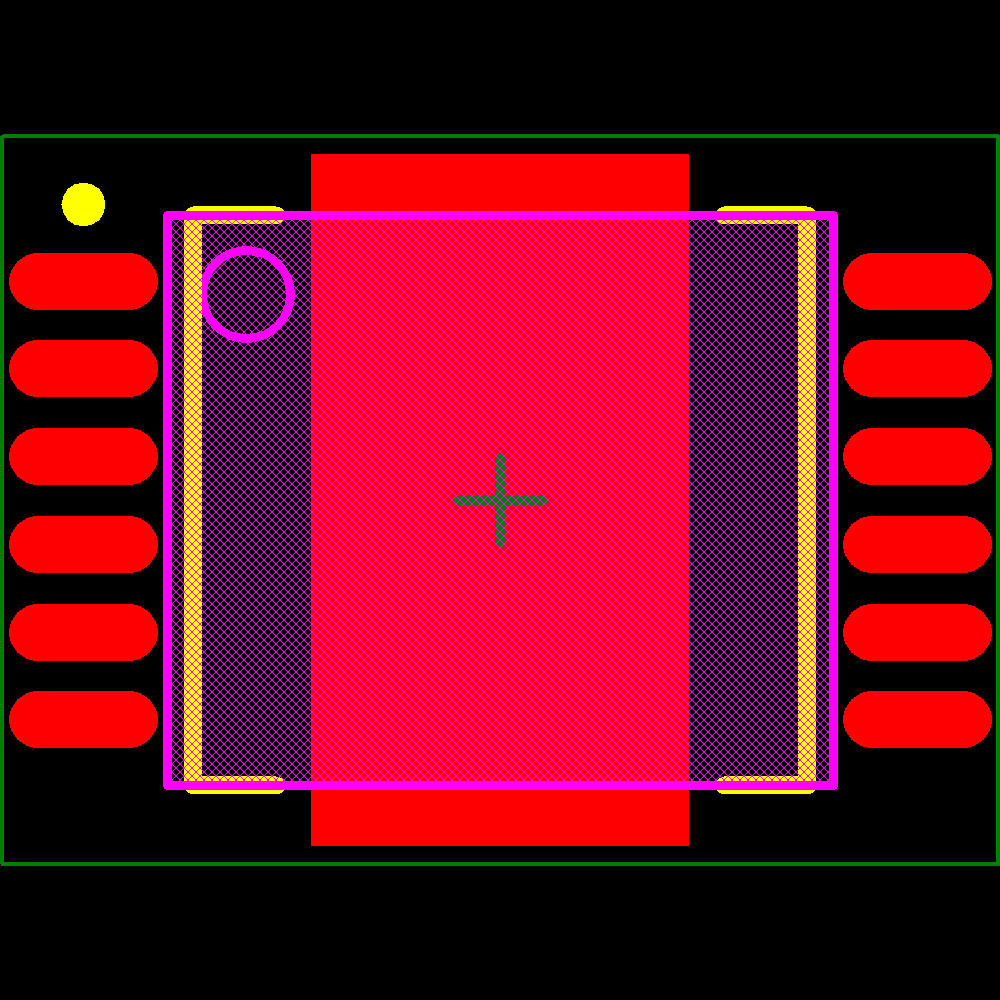 BTS5215LAUMA1 Footprint - Infineon