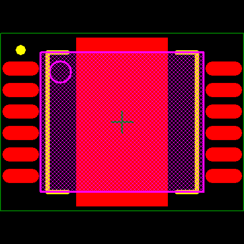 BTS5215LAUMA1 Footprint - Infineon