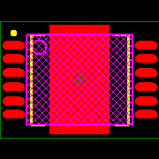 BTS5215LAUMA1 Footprint - Infineon