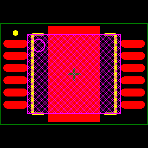 BTS5215LAUMA1 Footprint - Infineon