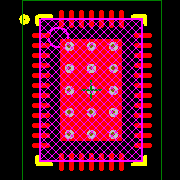 LT3513IUHF#TRPBF Footprint - Analog Devices