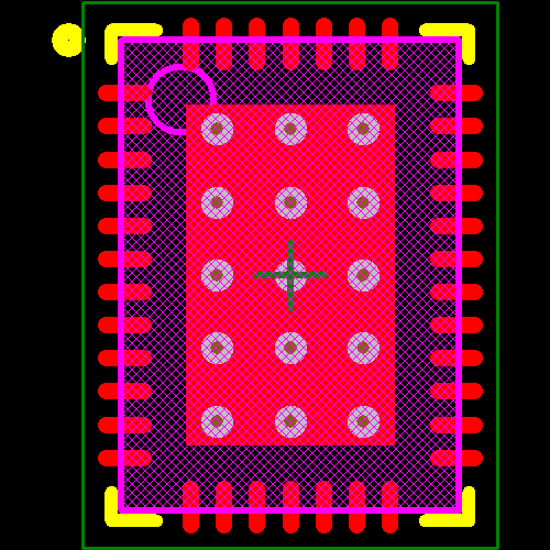 LT3513IUHF#TRPBF Footprint - Analog Devices