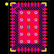 LT3513IUHF#TRPBF Footprint - Analog Devices
