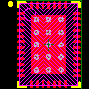 LT3513IUHF#TRPBF Footprint - Analog Devices