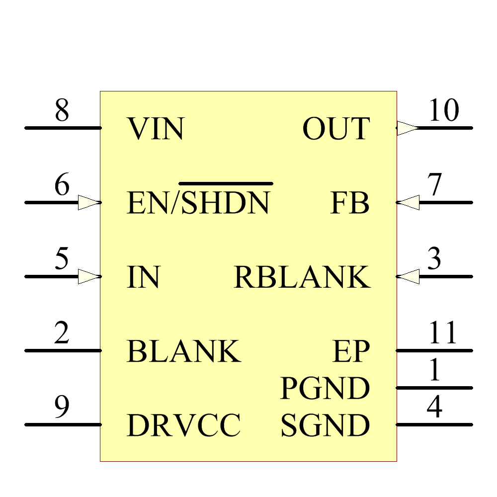 LTC4441IMSE#TRPBF Symbol - Analog Devices