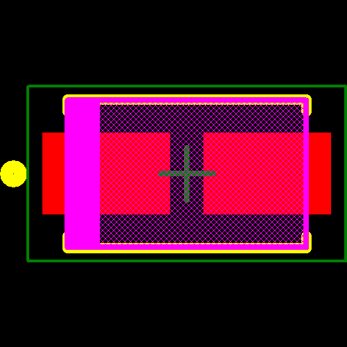 SMAJ8.0CA-E3/61 Footprint - Vishay